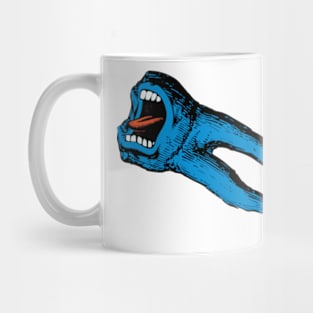 Screaming flying blue tooth Mug